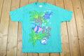 Vintage 1990s United Colours Of Benetton Souvenir Single Stitch Graphic Print T-Shirt Made In USA  Vintage Streetwear  Vacation Tee