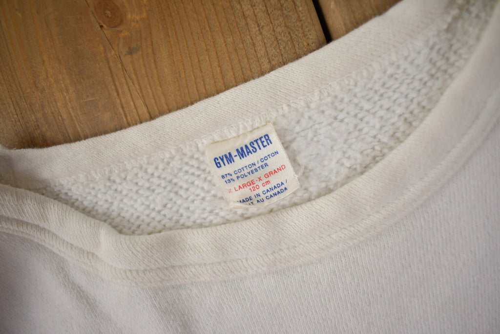 Vintage 1980s RIDLEY Spell Out Crewneck Sweatshirt Made In Canada