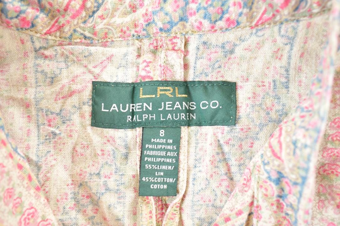 Vintage 1990s LRL Lauren Jeans Co Button Up Shirt Womens S