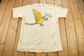 Vintage 1992 Tropical Birds Theme Graphic T-Shirt