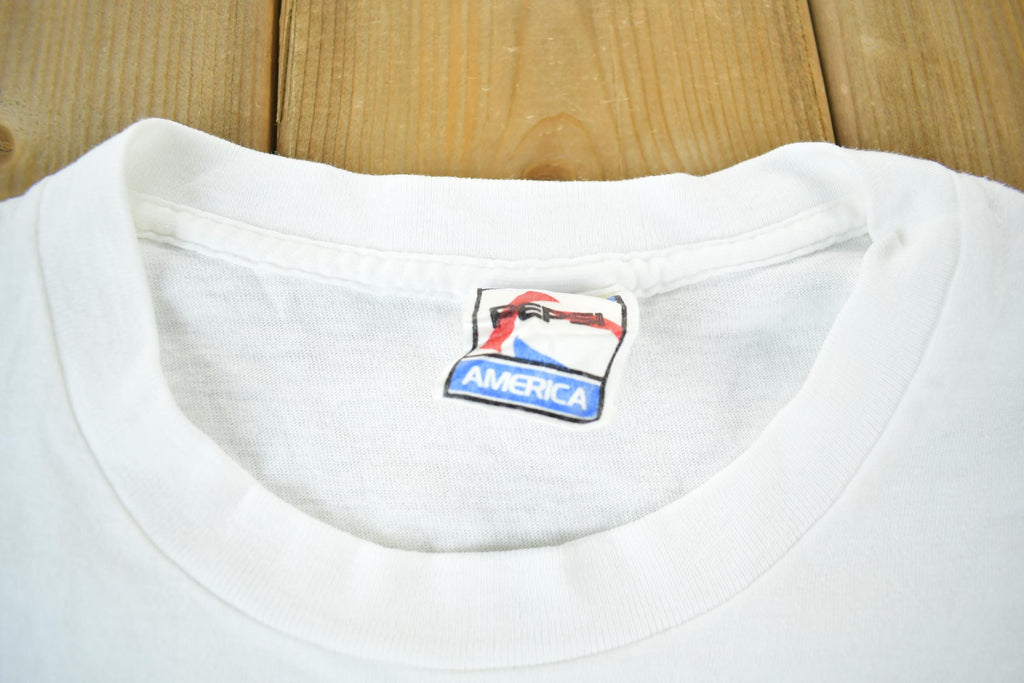 Vintage 1990s Pepsi Graphic T-Shirt Cropped Adult Medium
