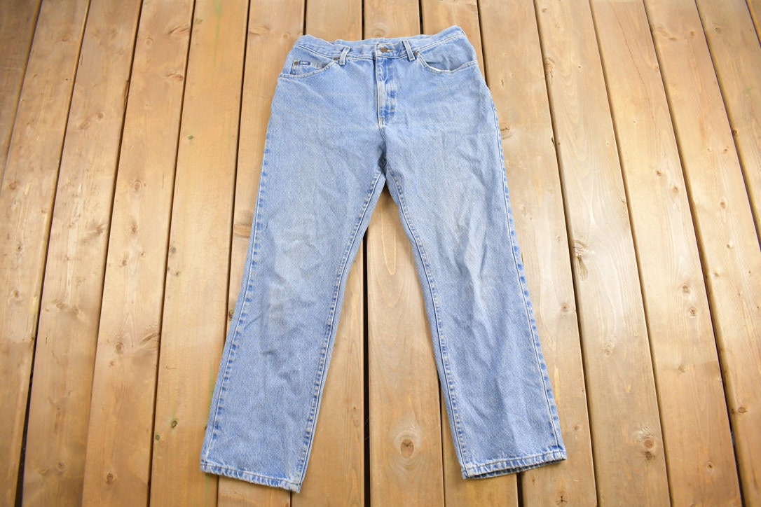 Vintage 1990's Lee Light Wash Jeans Size 32 x 28.5