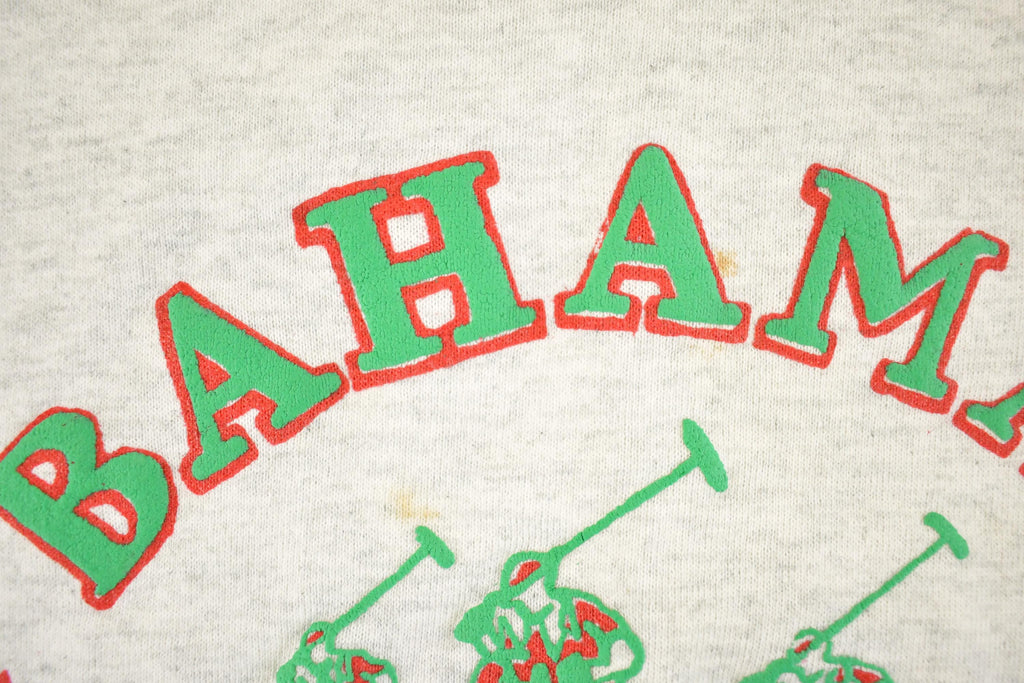 Vintage 1990s Bahamas Polo Club Souvenir Crewneck Sweatshirt Men's M