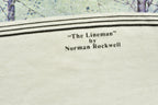 Vintage 90's "The Lineman" By Norman Rockwell T-Shirt