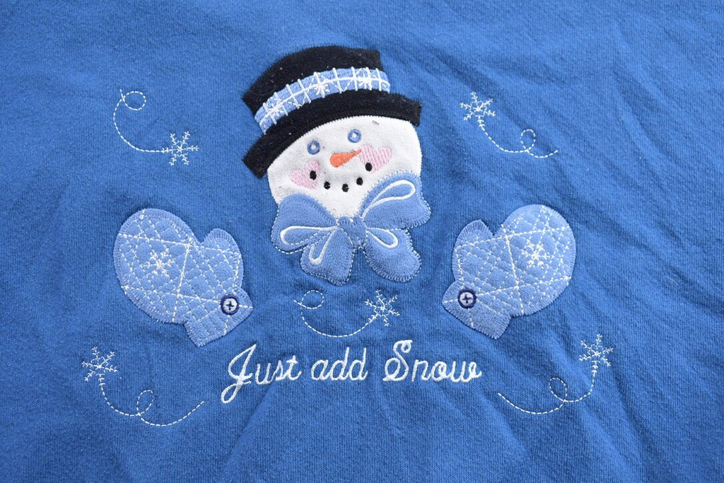 Vintage 1990s Snowman Graphic Christmas Sweater