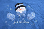 Vintage 1990s Snowman Graphic Christmas Sweater