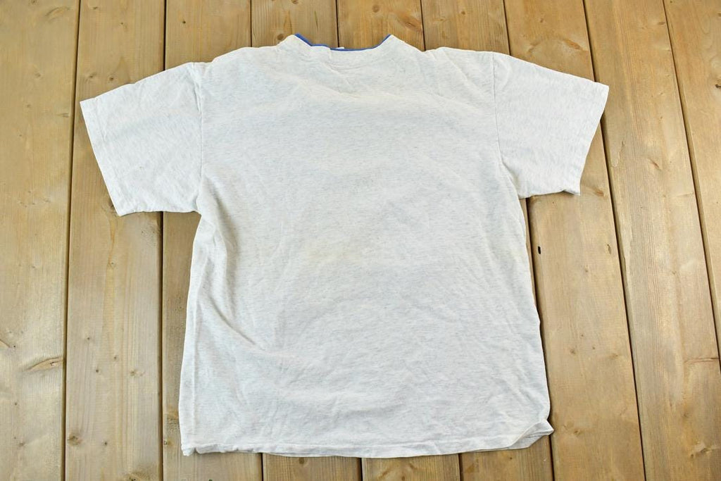 Vintage 1991 Toronto Maple Leafs Double Collar NHL Graphic T-Shirt