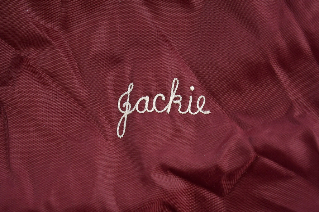 Vintage 1980s Eagles Satin Windbreaker Jacket