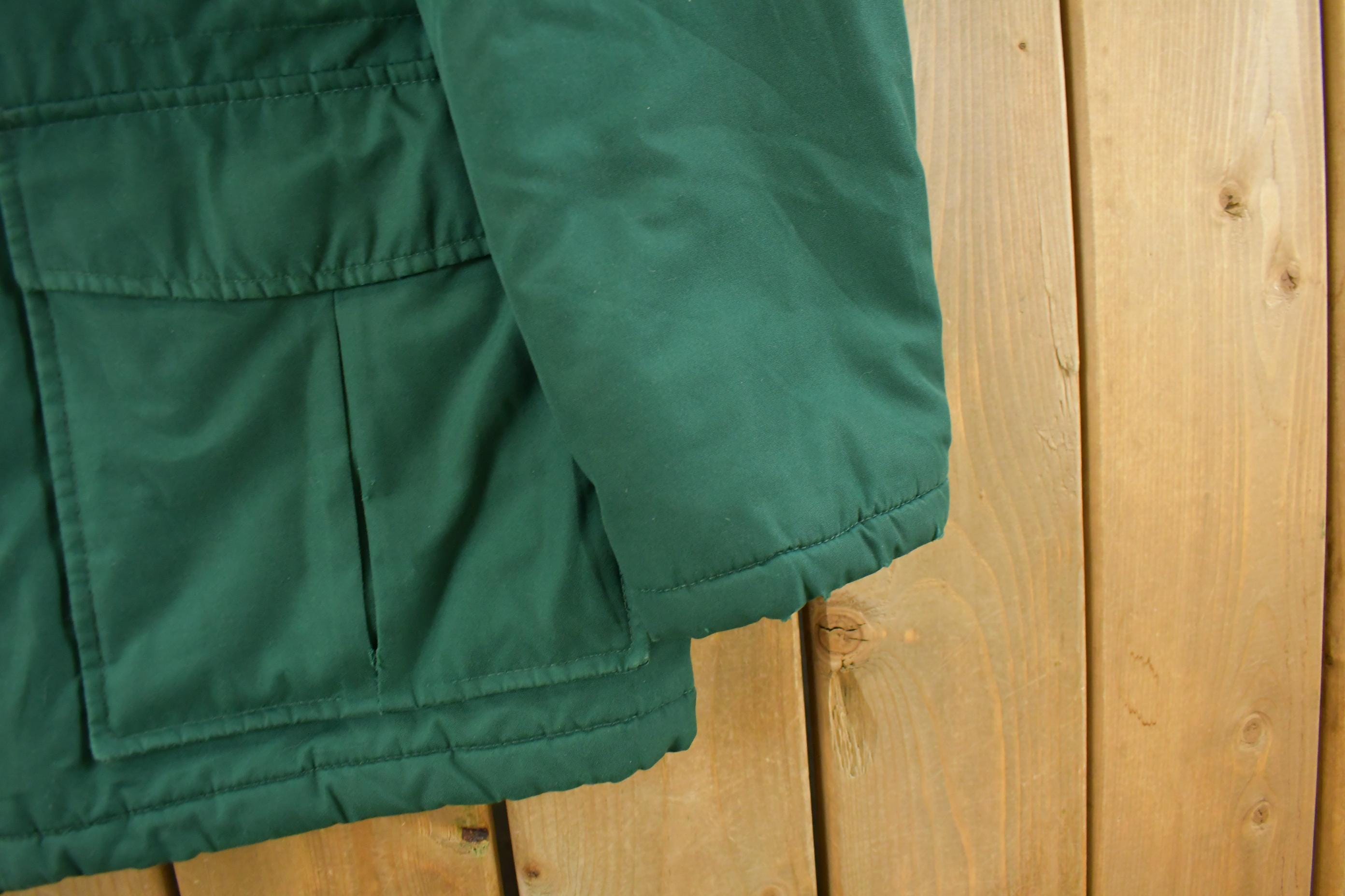 Vintage 1990s St. John's Bay Insulated Hooded Jacket Men's Large