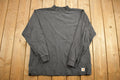 Vintage 1990s Carhartt Blank Black Long Sleeve Sweatshirt