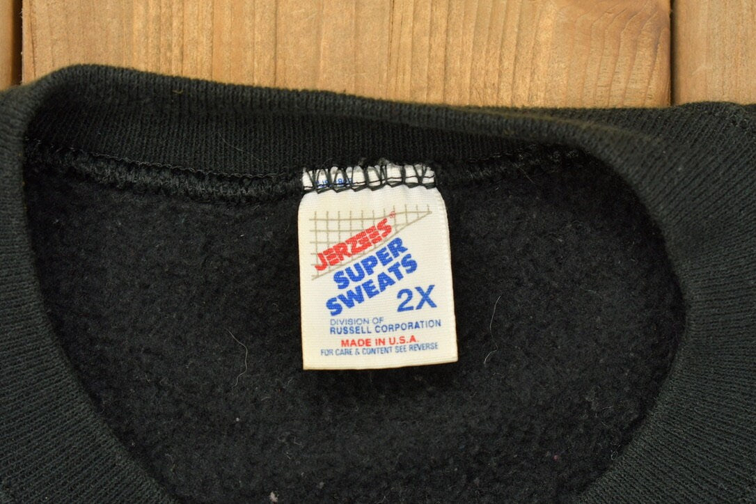 Vintage 1990s McKinley Staff Graphic Dog Crewneck Sweatshirt