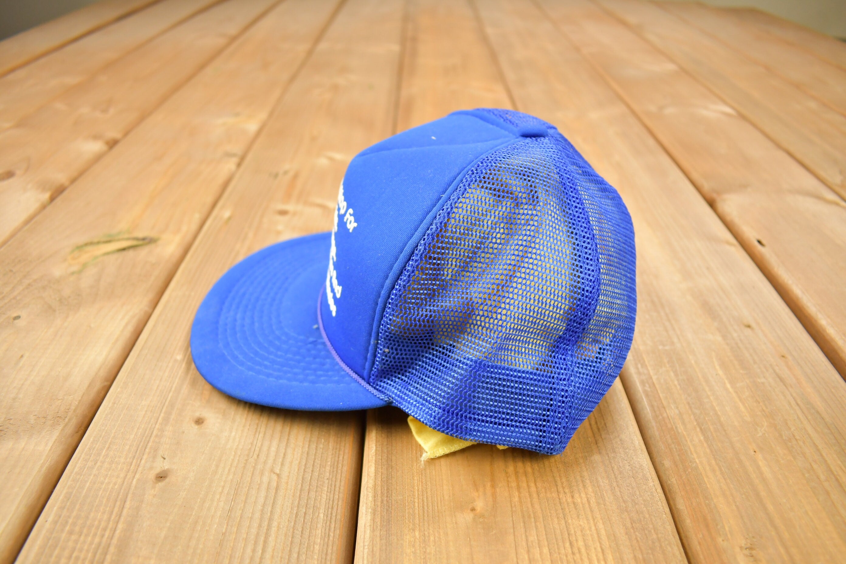Vintage 1980s Funny Truck Driver Theme Trucker Hat