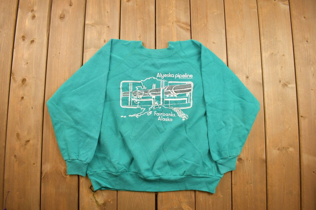 Vintage 1990s Alyeska Pipeline Crewneck Sweatshirt