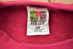 Vintage 1990s Blank Red Heavy Crewneck Sweatshirt