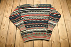 Vintage 1990s Kalaroo Australia 3D Cable Knit Sweater