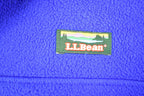 Vintage 1990s LL Bean Fleece Quarter Button Sweater Women's XL / Outdoorsman / 90s Outdoorsman Sweater / Fleece Hiking Zip up