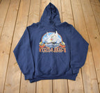 Vintage 1990s Myrtle Beach South Carolina Souvenir Hoodie Made In USA
