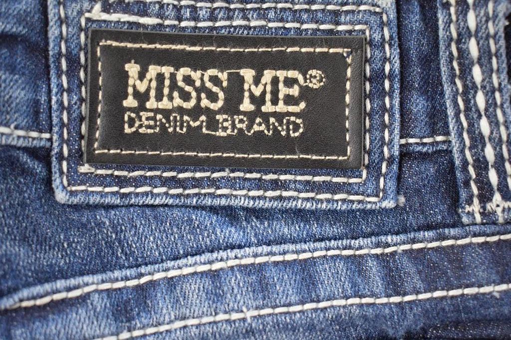 Vintage Deadstock Y2K Miss Me Bedazzled Low Rise Jeans Women's Size 26x31