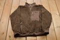 Vintage 1990s Brown Polartec Thermal Mountain Hard Wear Zip Fleece Sweater