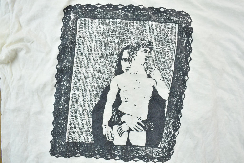 Vintage 1990s David And Mona Graphic Art T-Shirt
