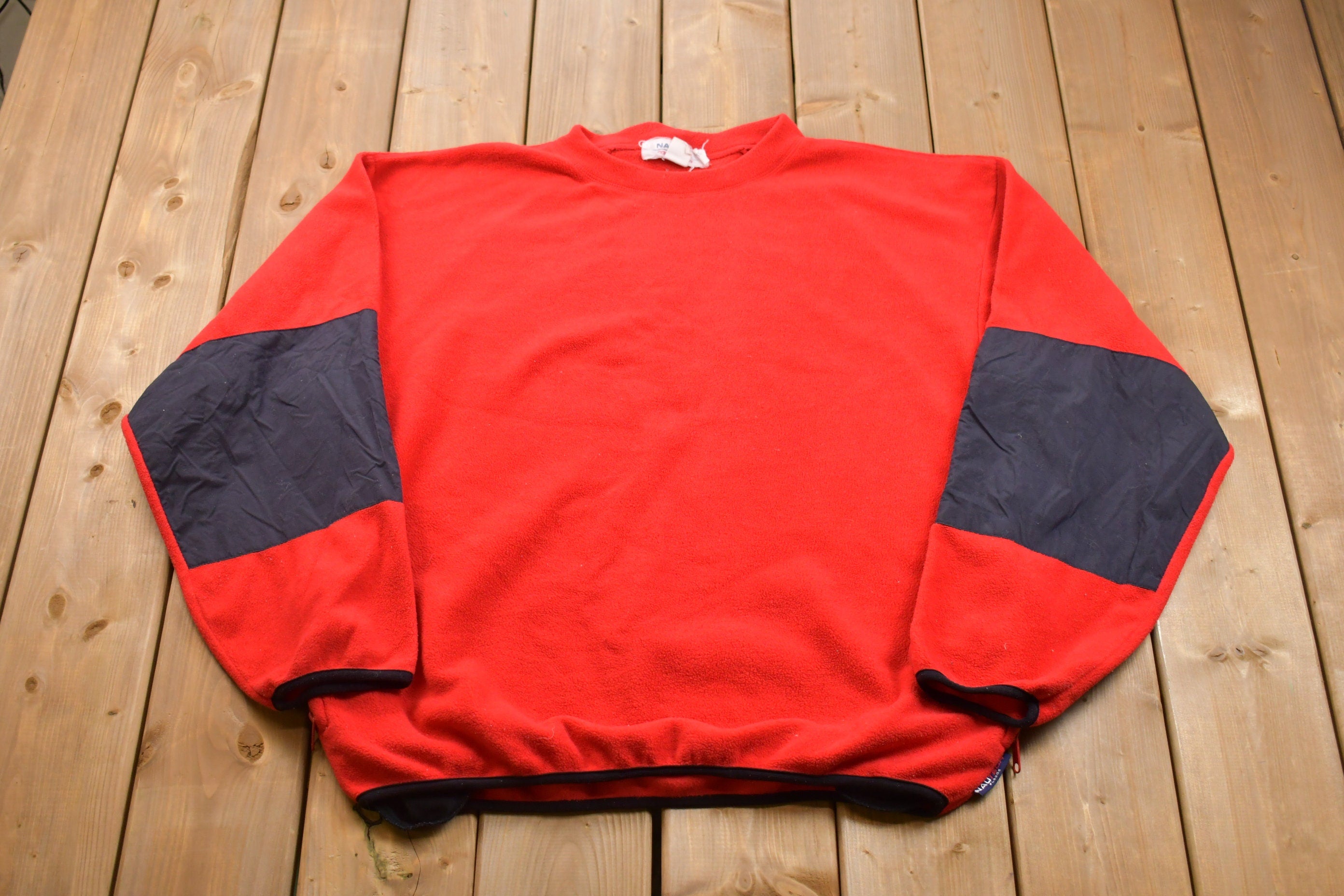 Vintage 1990s Nautica Competition Fleece Sweater