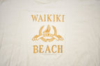 Vintage 1990s Waikiki Beach Embroidered Souvenir T Shirt