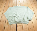 Vintage 1990s Snow Many Friends Snowman Cute Crewneck Sweatshirt Made In USA