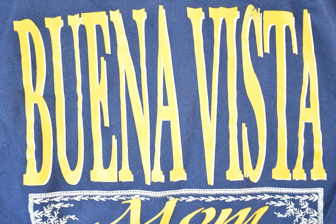 Vintage 1990s Buena Vista Mom Crewneck Sweatshirt Womens XL / Made In USA / 90s Souvenir Crewneck / Vintage Souvenir Crewneck / Streetwear