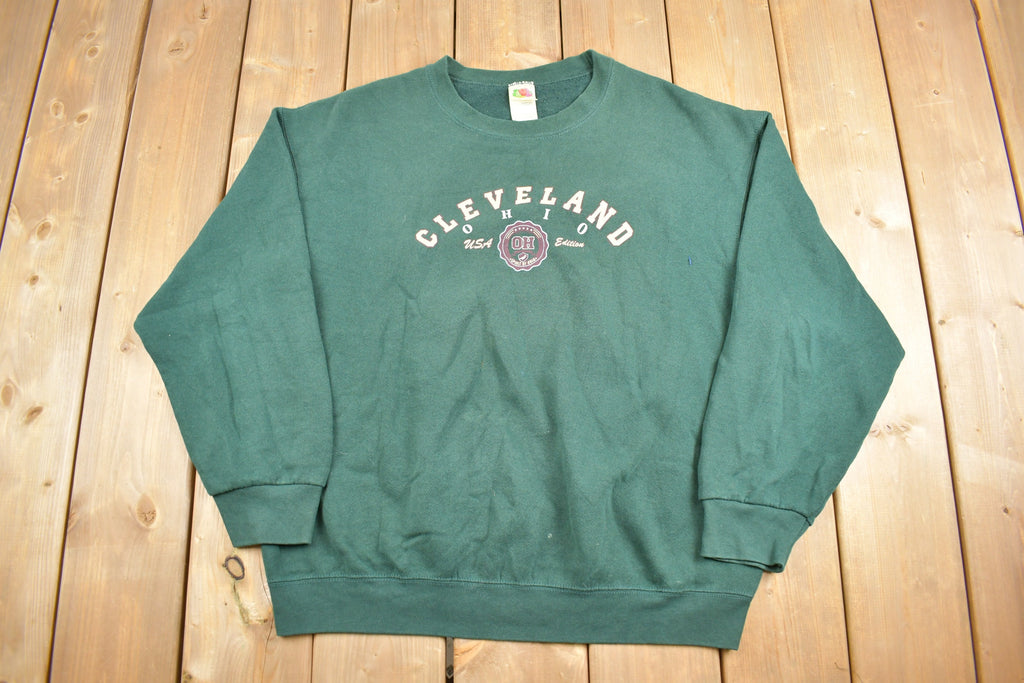 Vintage 1990s Cleveland Ohio Crewneck Sweatshirt