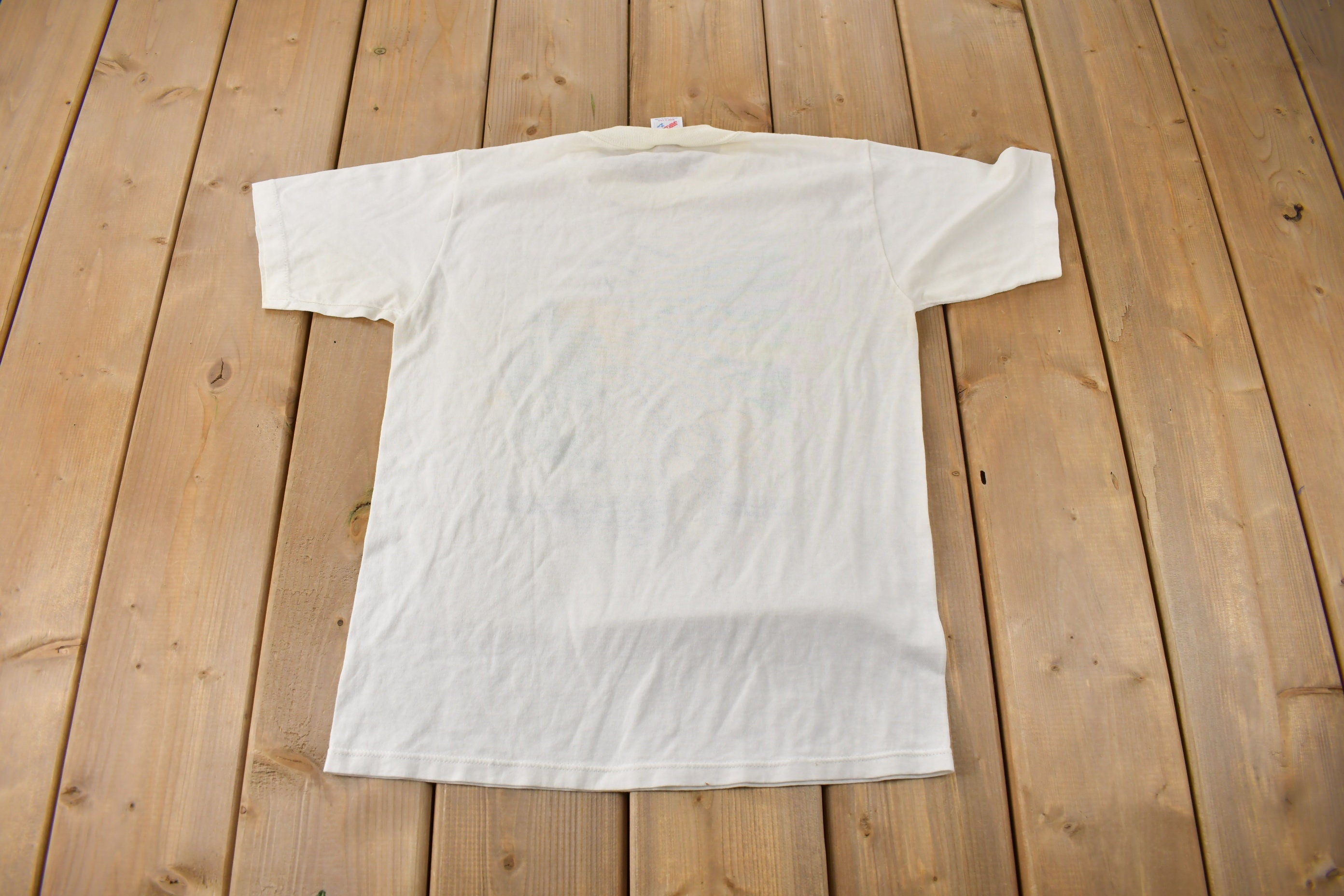 Vintage 1980s Beach Theme Single Stitch Souvenir Travel T Shirt Made In USA