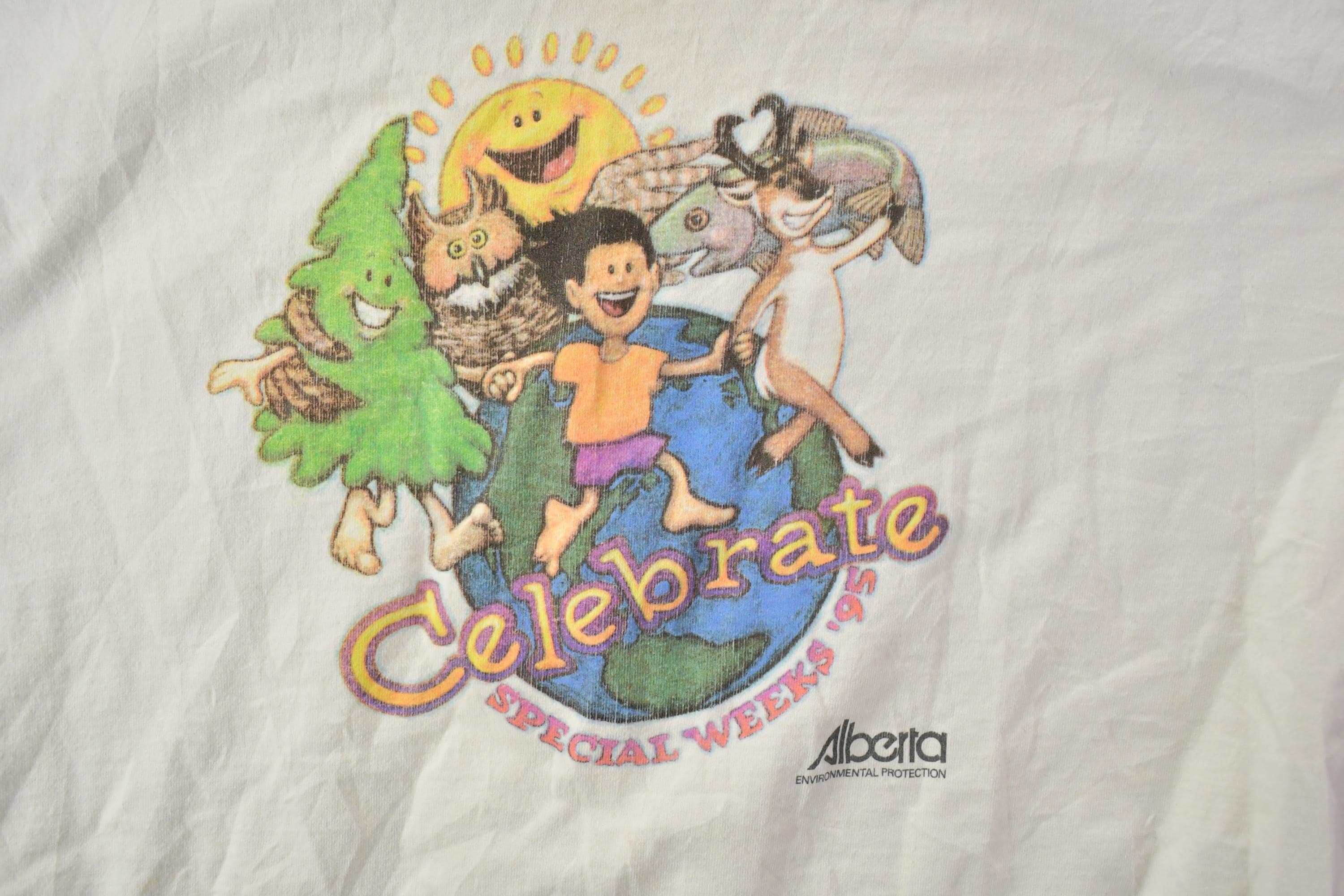 Vintage 1990s Alberta Environmental Souvenir T-Shirt