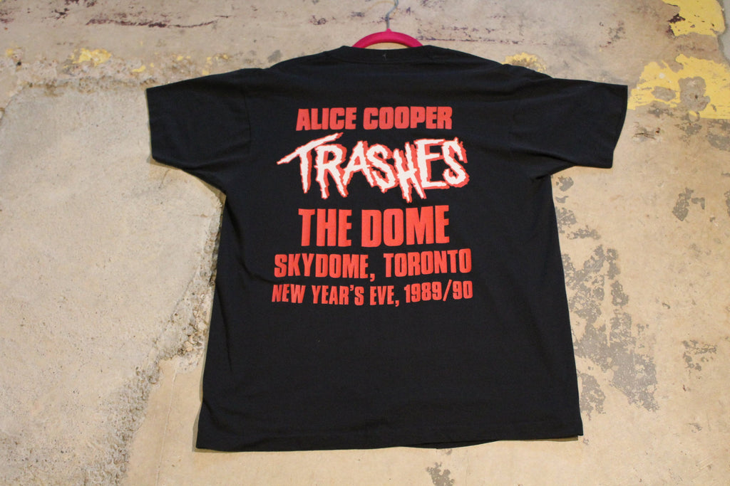 Vintage 1989 Alice Cooper Trash Graphic T Shirt