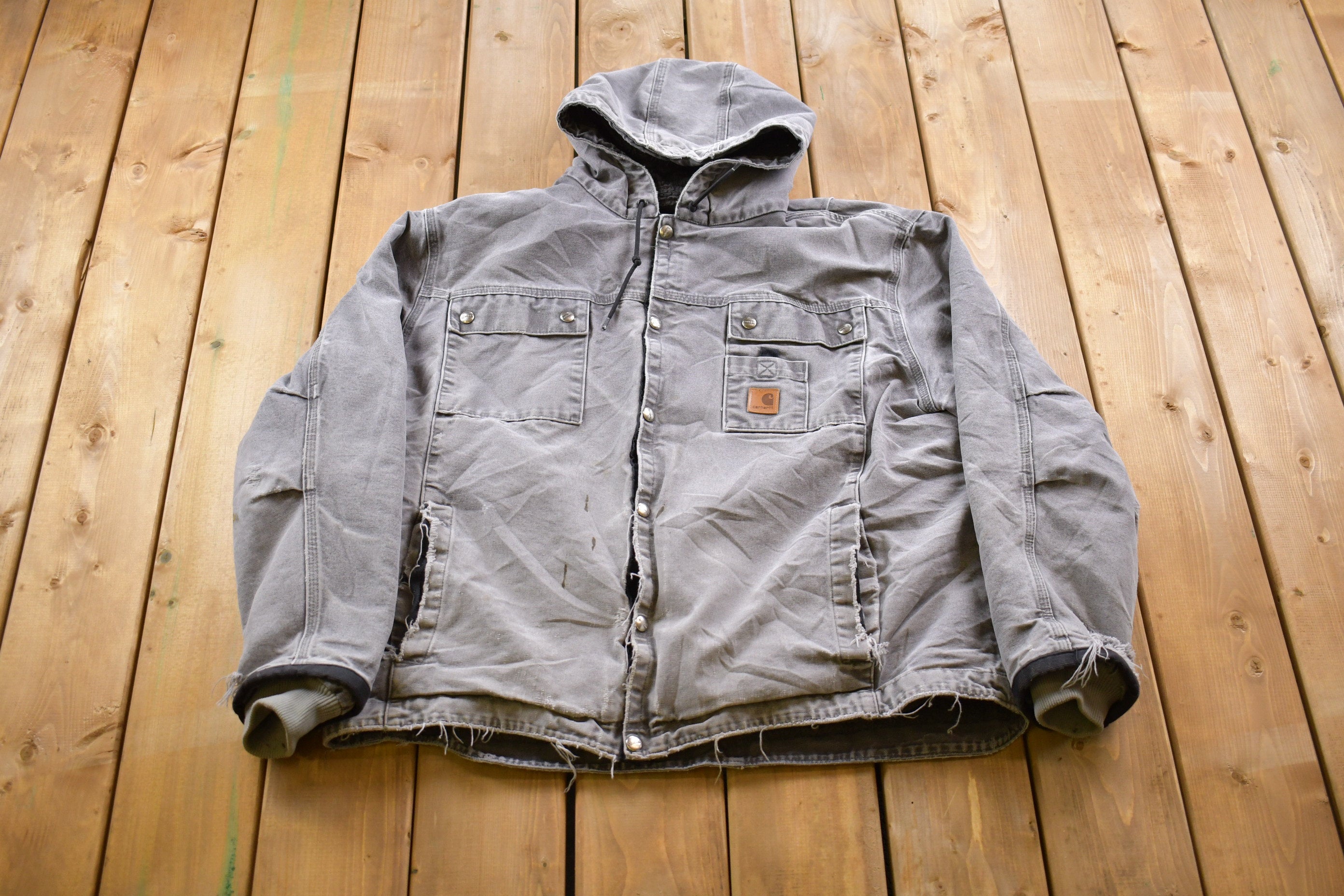 Vintage 1990s Carhartt Hooded Jacket