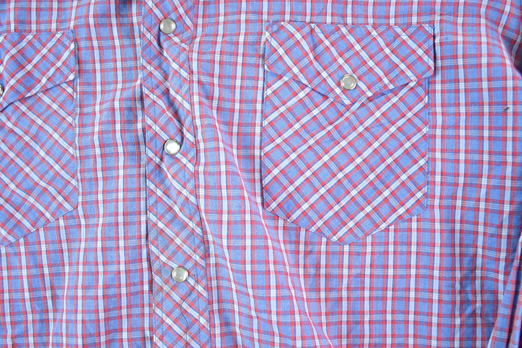 Vintage 1990s Wrangler western Shirts Button Up Shirt Men's XL