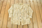 Vintage Coogi Australia 3D Cable Knit Cardigan Sweater Women's Medium
