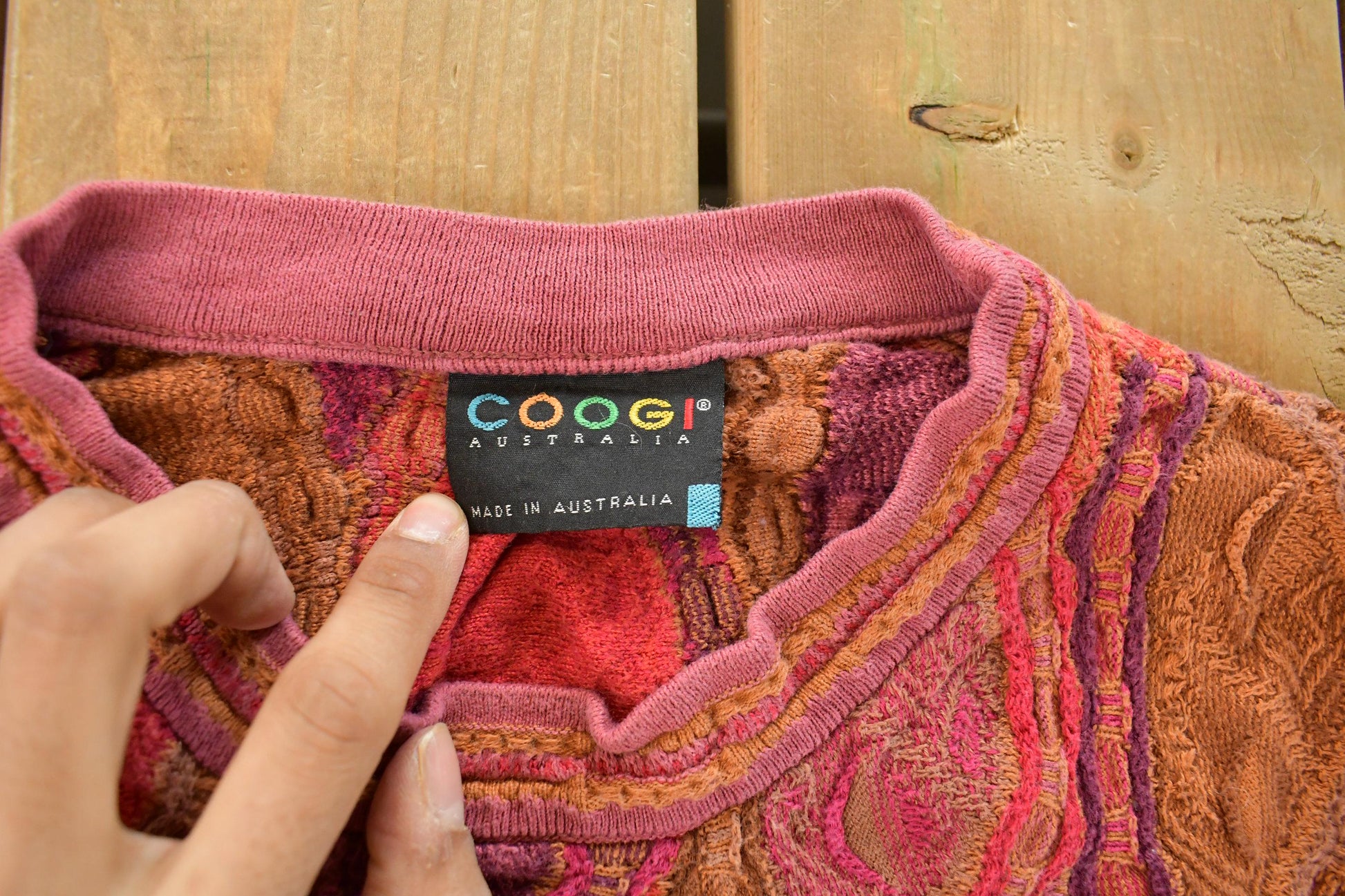 Vintage 1990s Coogi 3D Knit Abstract Crewneck Sweater Men's 2XL