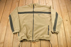 Vintage 1990s Helly Hansen Cream Fleece Zip Up Sweater