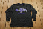 Vintage 1990s Los Angeles Kings NHL Raglan Crewneck Sweatshirt