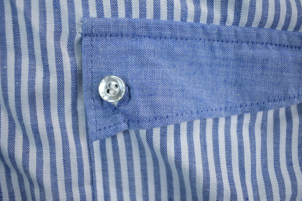 Vintage 1990s Blue Button Up Shirt