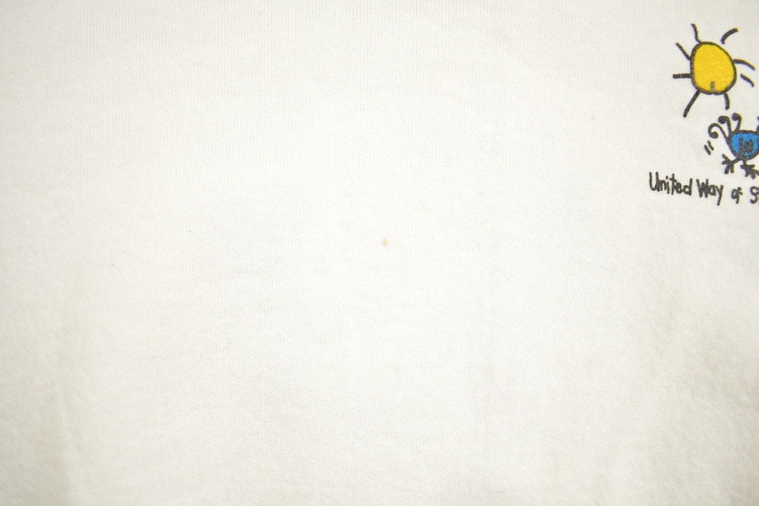 Vintage 1990s The United Way Of Stratford-Perth Fruit Of The Loom Graphic Crewneck Sweatshirt