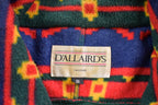 Vintage 1990s D'Allaird's Aztec All Over Print Full Zip Fleece Sweater