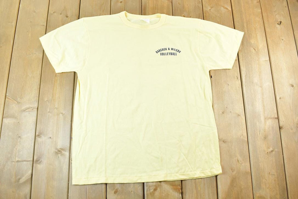 Vintage 1990s Wilcox Volleyball Single Stitch T-Shirt