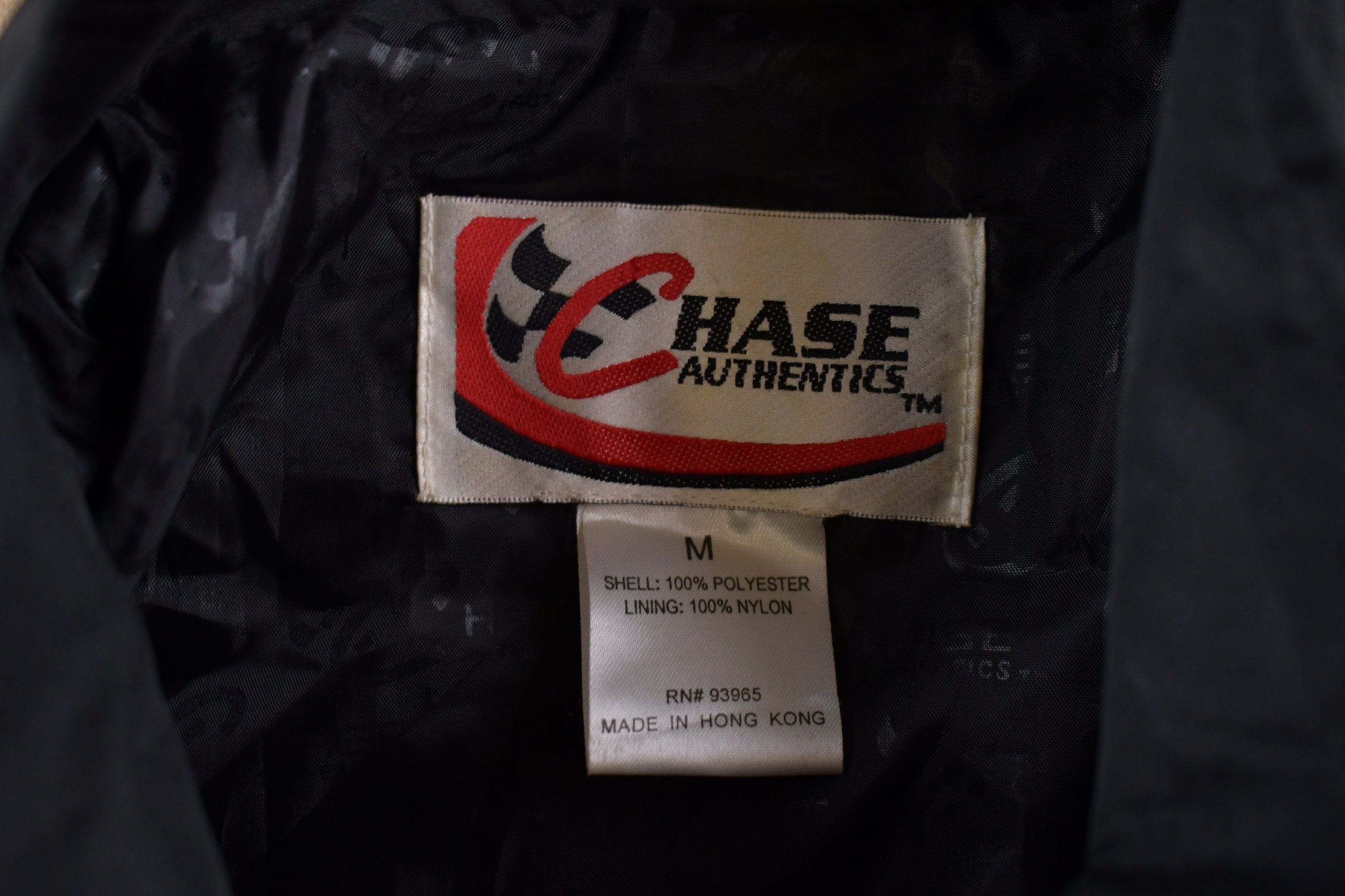 Vintage 1990s Chase Authentics Nascar Racing Windbreaker Jacket