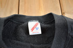 Vintage 1990s Random Abstract Design Embroidered Crewneck Sweatshirt Made In USA