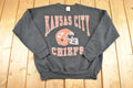 Vintage 1990s Kansas City Chiefs Crewneck Sweatshirt Men's M / 90s NFL Football / Sportswear / Gridiron / Super Bowl