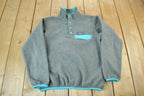 Vintage Y2K Patagonia Fleece T Snap Women's Sweatshirt / Quarter Button / Sportswear / Outdoorsman / Streetwear / XXS