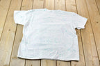Vintage Hand-painted 1990s Single Stitch Graphic T-Shirt Made In USA