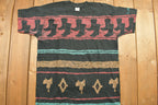 Vintage 1990s Southwestern Cowboy Theme Utah Souvenir T Shirt