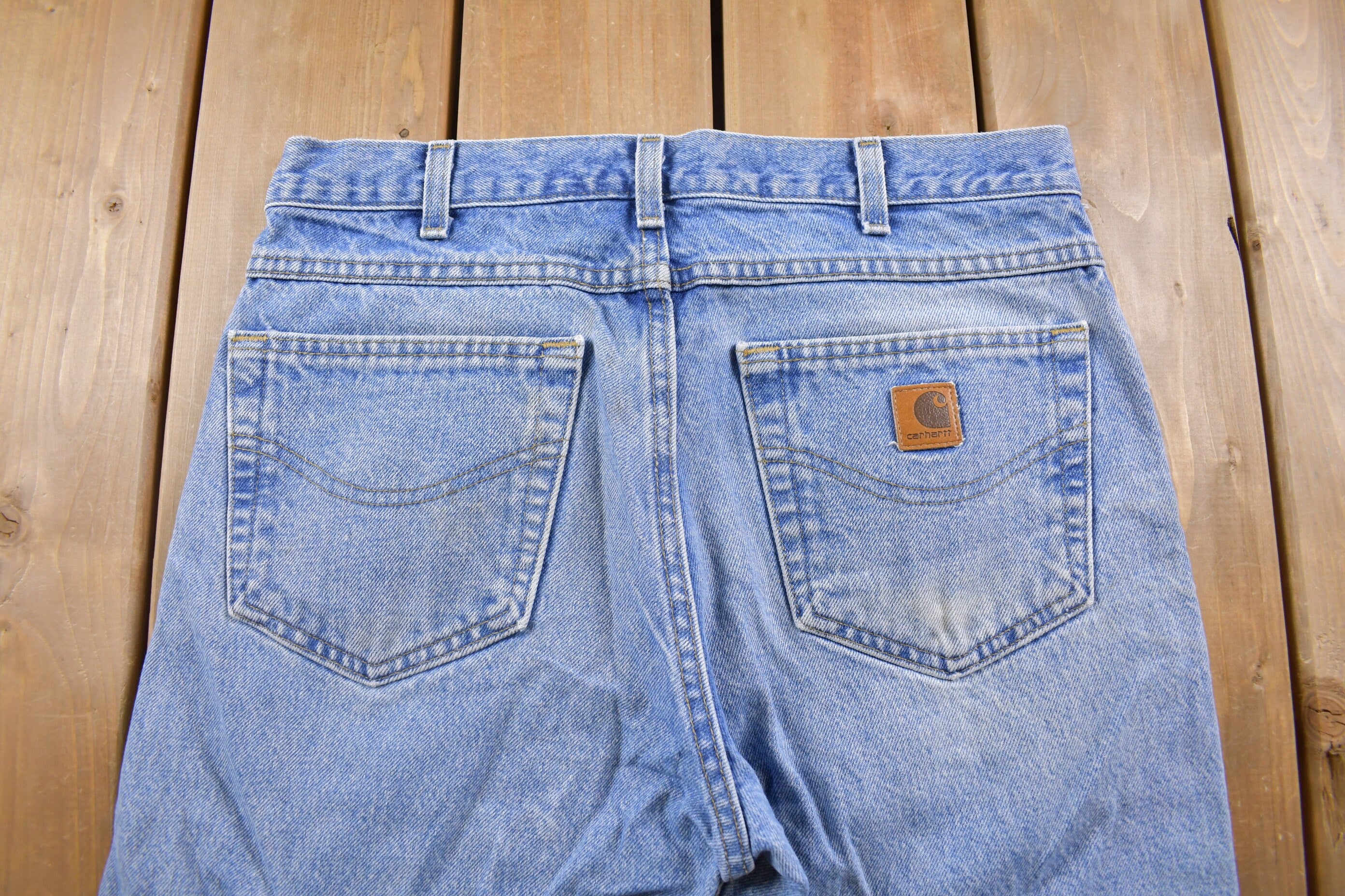 Vintage 1990s Carhartt Jeans Size 32 x 31 90s Carpenter Pants