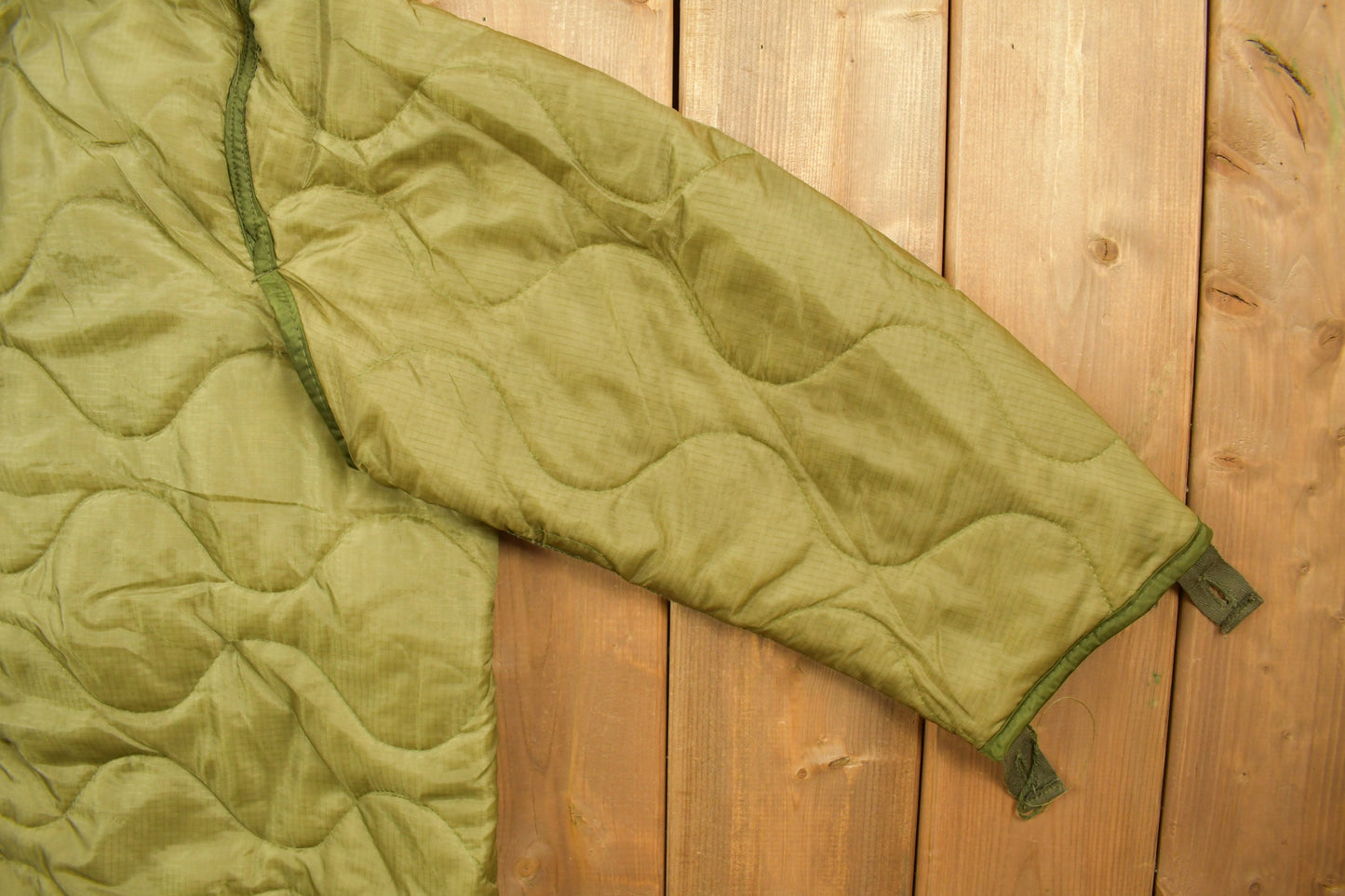 Vintage 1970s M65 Military Army Liner Jacket / Button Up Jacket / US Army Green / Vintage Army / Streetwear Fashion / Army Jacket